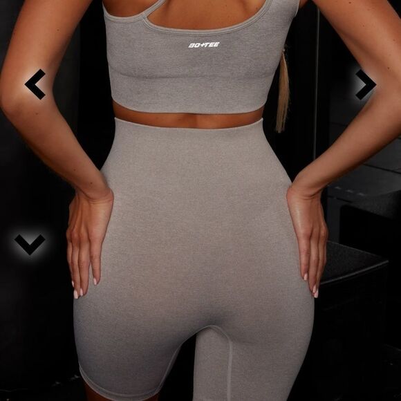 Bo+ tee FUEL SEAMLESS CYCLING SHORTS IN GREY Xs new bike short UK BRAND - Picture 12 of 12